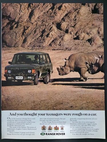 1990 print range rover you - rover, "you