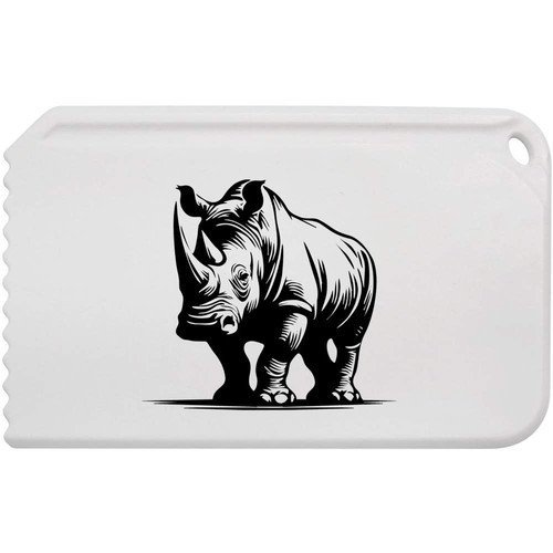 Rhinoceros standing car ice - standing',