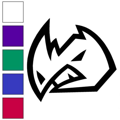 Rhino head outline - outline,, vinyl