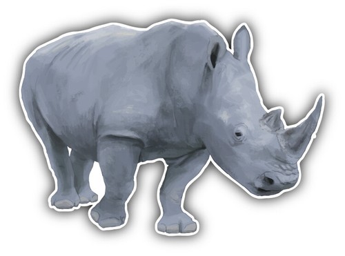 Rhino animal car bumper - car,