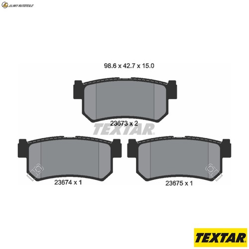Brake pad set disc - ,
