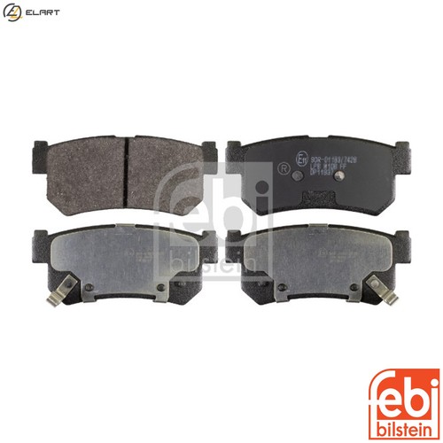 Brake pad set disc - pad,
