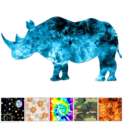 Rhinoceros rhino decal - rhinoceros,
