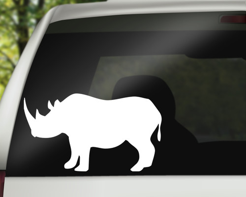 Rhino decal sticker vinyl - sticker,