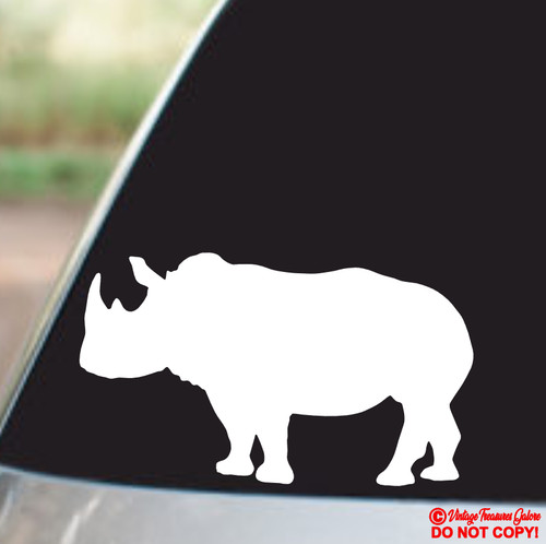 Rhinoceros rhino vinyl - rhinoceros, decal