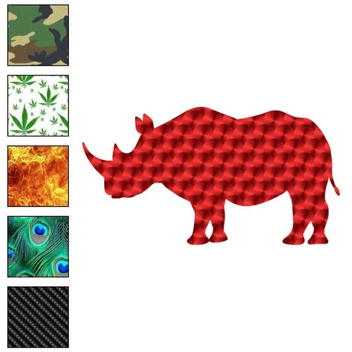 Rhinoceros rhino vinyl decal - rhinoceros,