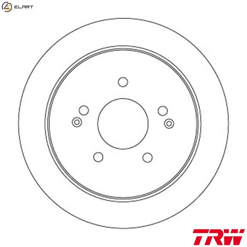 Brake disc df6901 - df6901, for