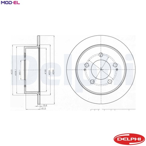 Brake disc bg4220 for - 2x,