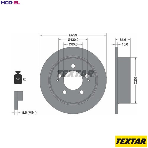 Brake disc 92198703 - brake,