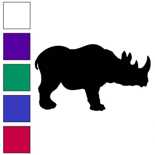 Rhinoceros rhino vinyl - rhino,, decal
