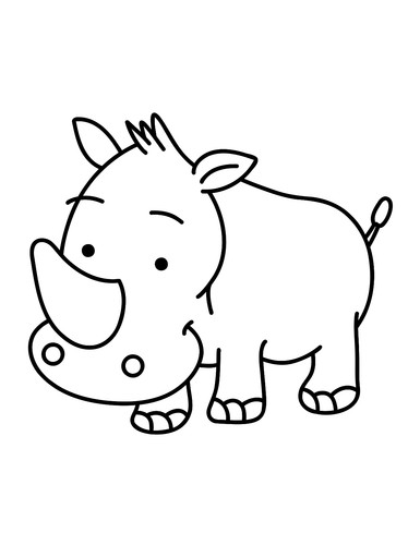 Car sticker rhino tuning - sticker,
