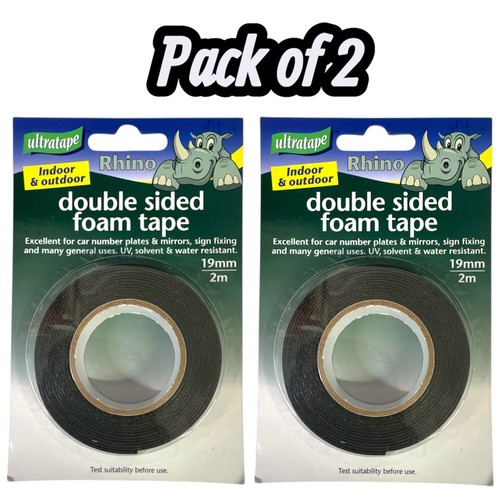 2xdouble sided foam tape - foam,