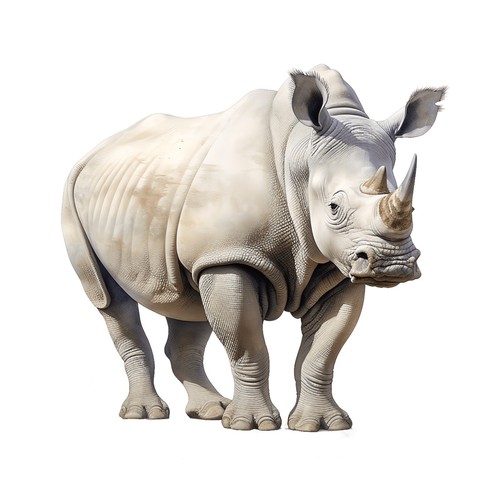 Sticker rhino car - 5x,