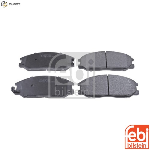 Brake pad set disc - set,