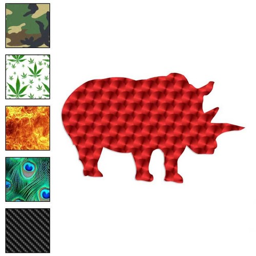 Rhino rhinoceros vinyl - vinyl, decal