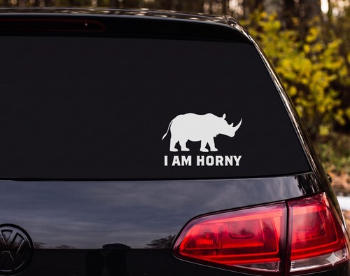 Rhino silhouette horny - silhouette, i