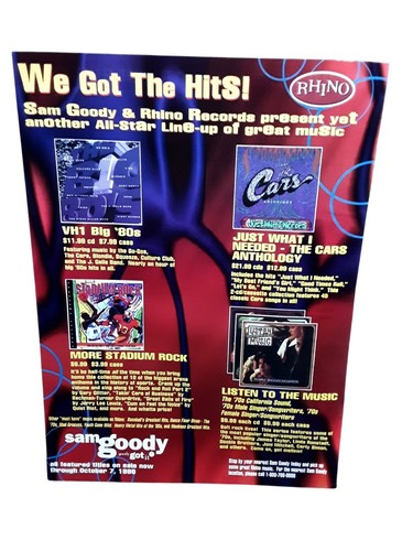 1996 sam goody - rhino, records