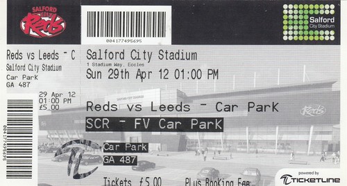 Ticket salford city reds - salford,