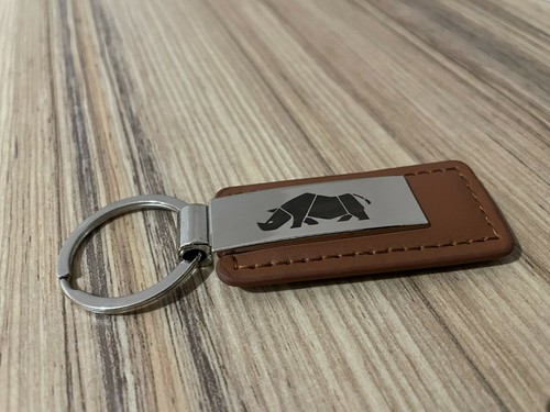 Rhino key ring - rhino, fob