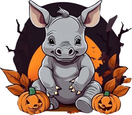 Colour halloween baby - colour,