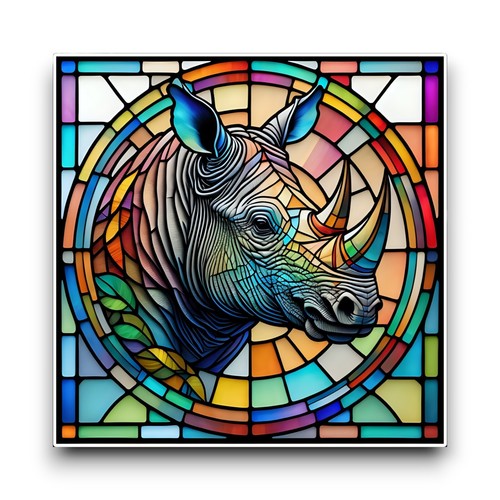 Large rhino safari animal - rhino,