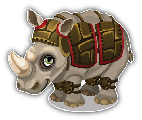 Funny rhino gladiator car - gladiator,