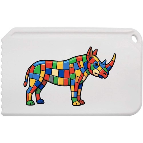 Mosaic rhino car - rhino', scraper