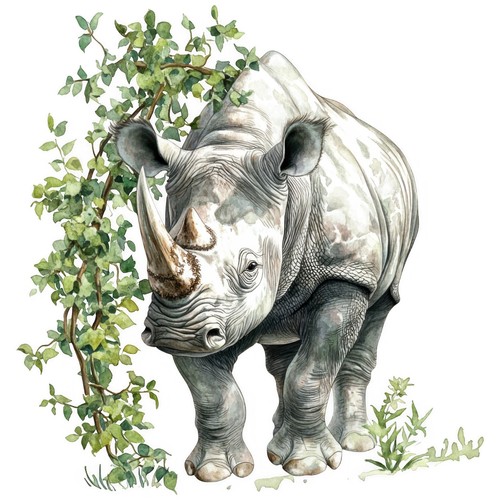 Sticker rhino car - sticker,