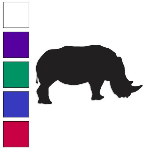 Rhinoceros rhino vinyl decal - rhinoceros,