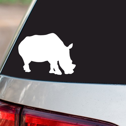 Rhino sticker africa safari - sticker,