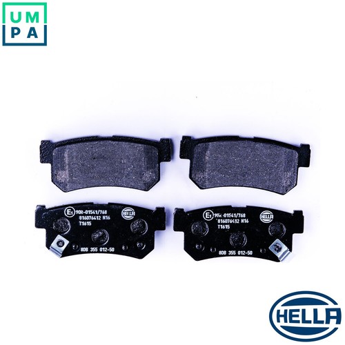 Brake pad set disc - pad, 8db