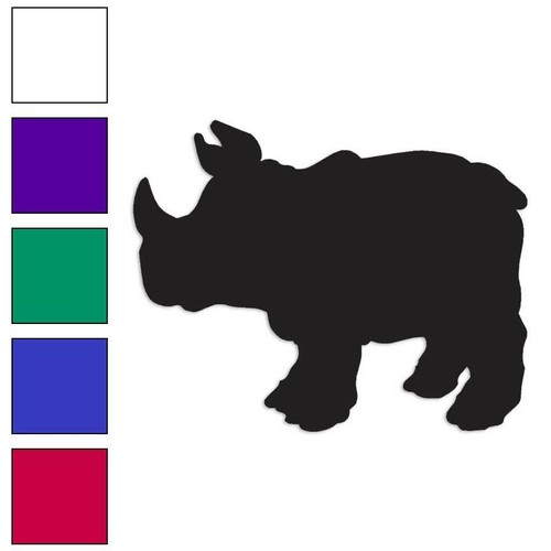 Rhinoceros rhino vinyl decal - vinyl,