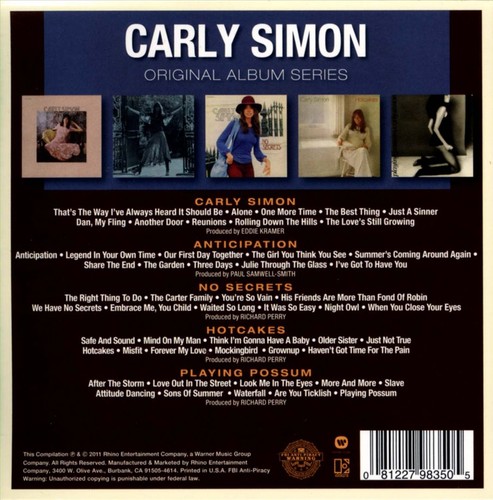 Carly simon original album - carly,