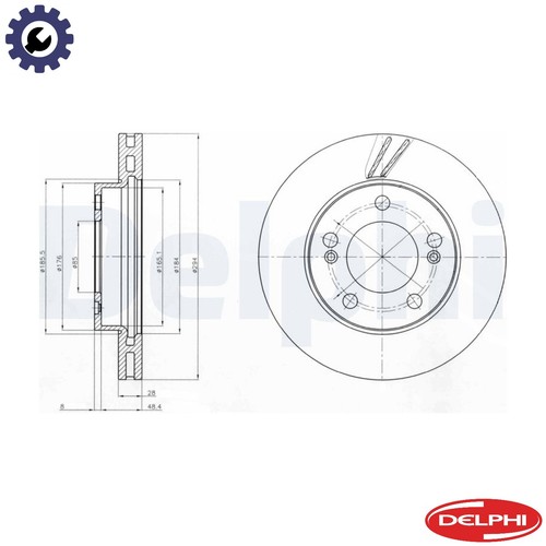 Brake disc bg4206 for - brake,